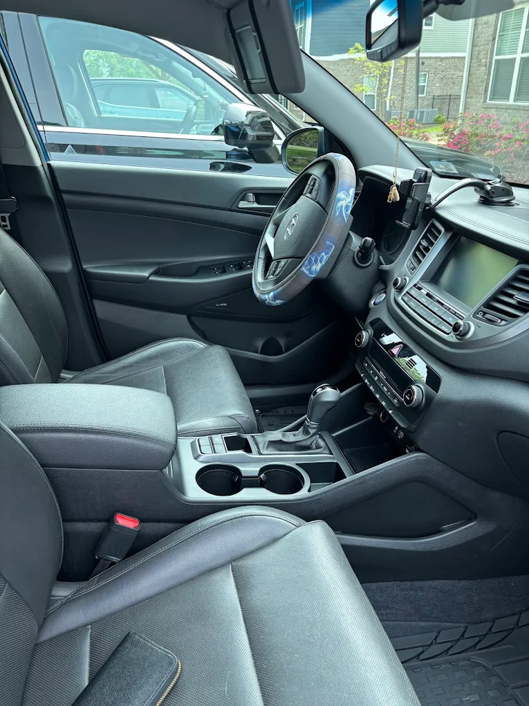 Clean vehicle cabin after a WashNWerk interior detail